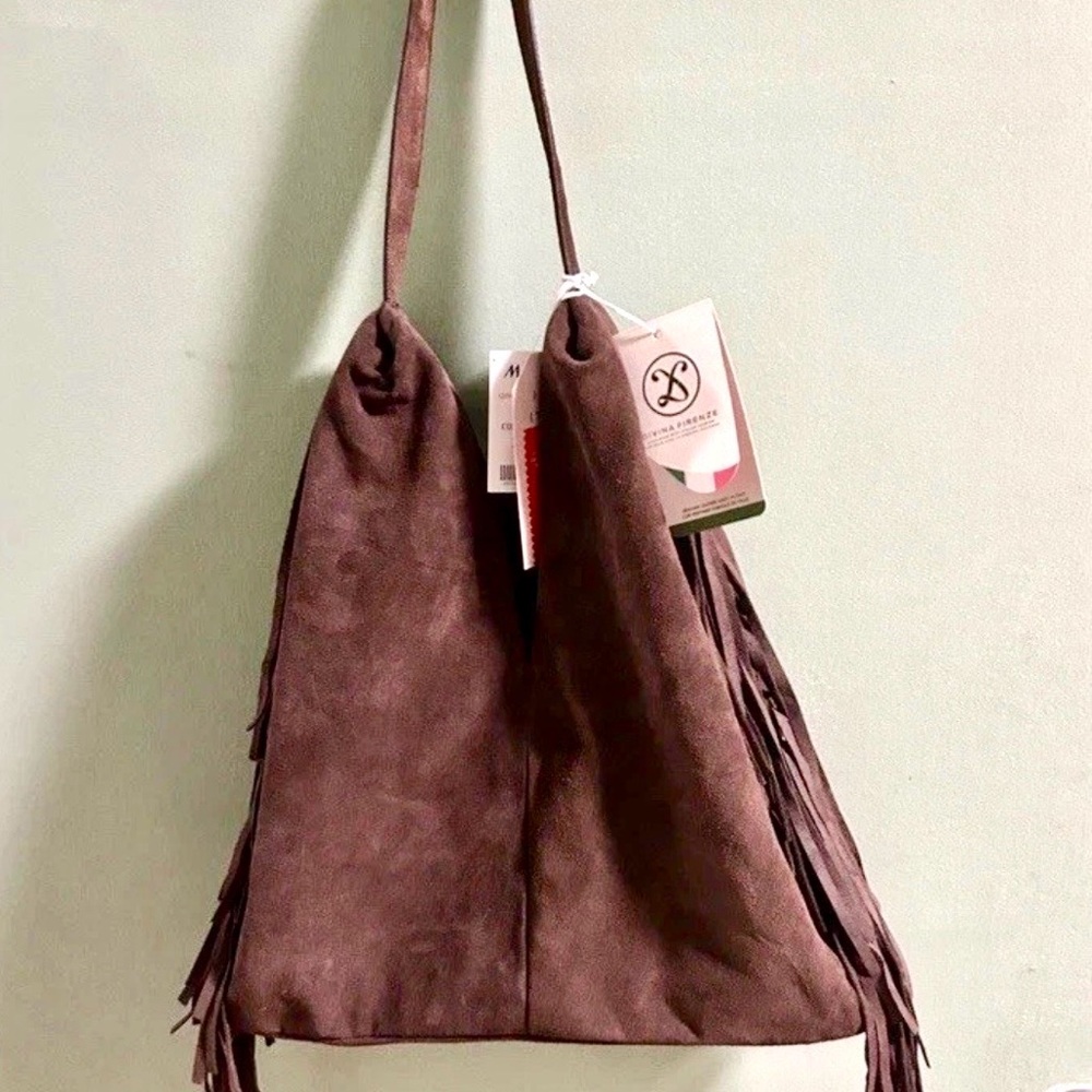 Divina Firenze Fringe Tote Bag NWT